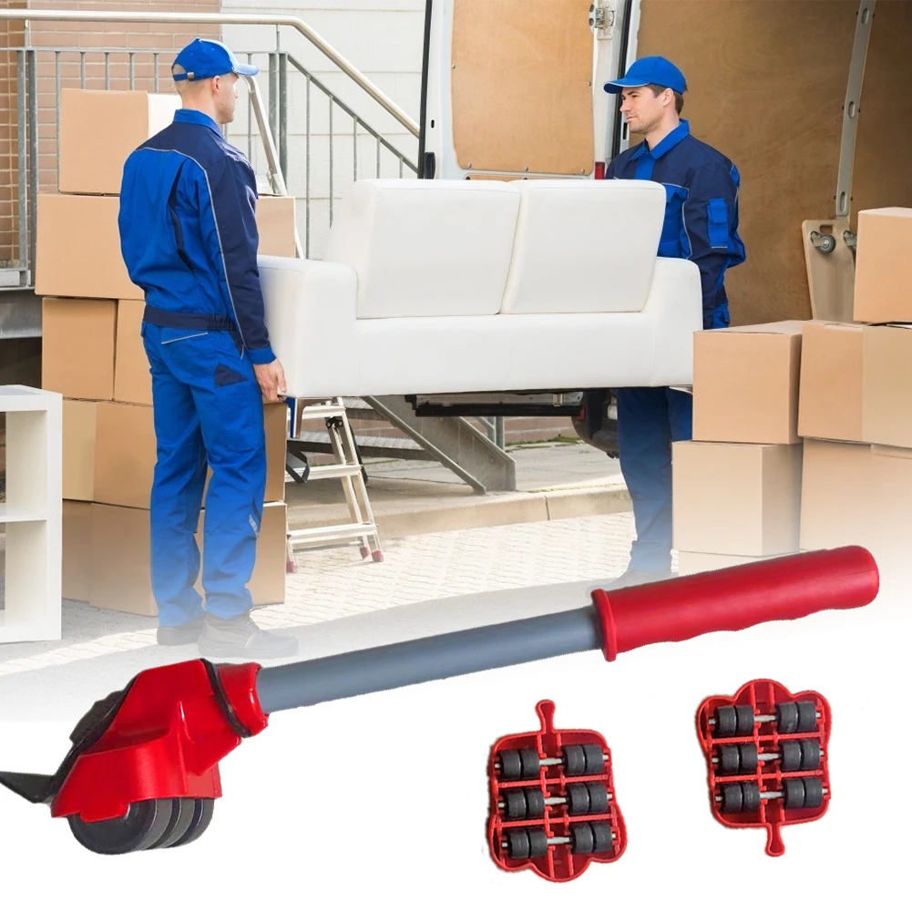 5pcs/set Furniture Lifter Mover Transport Cat Claw Type Lift Move Slides Trolley