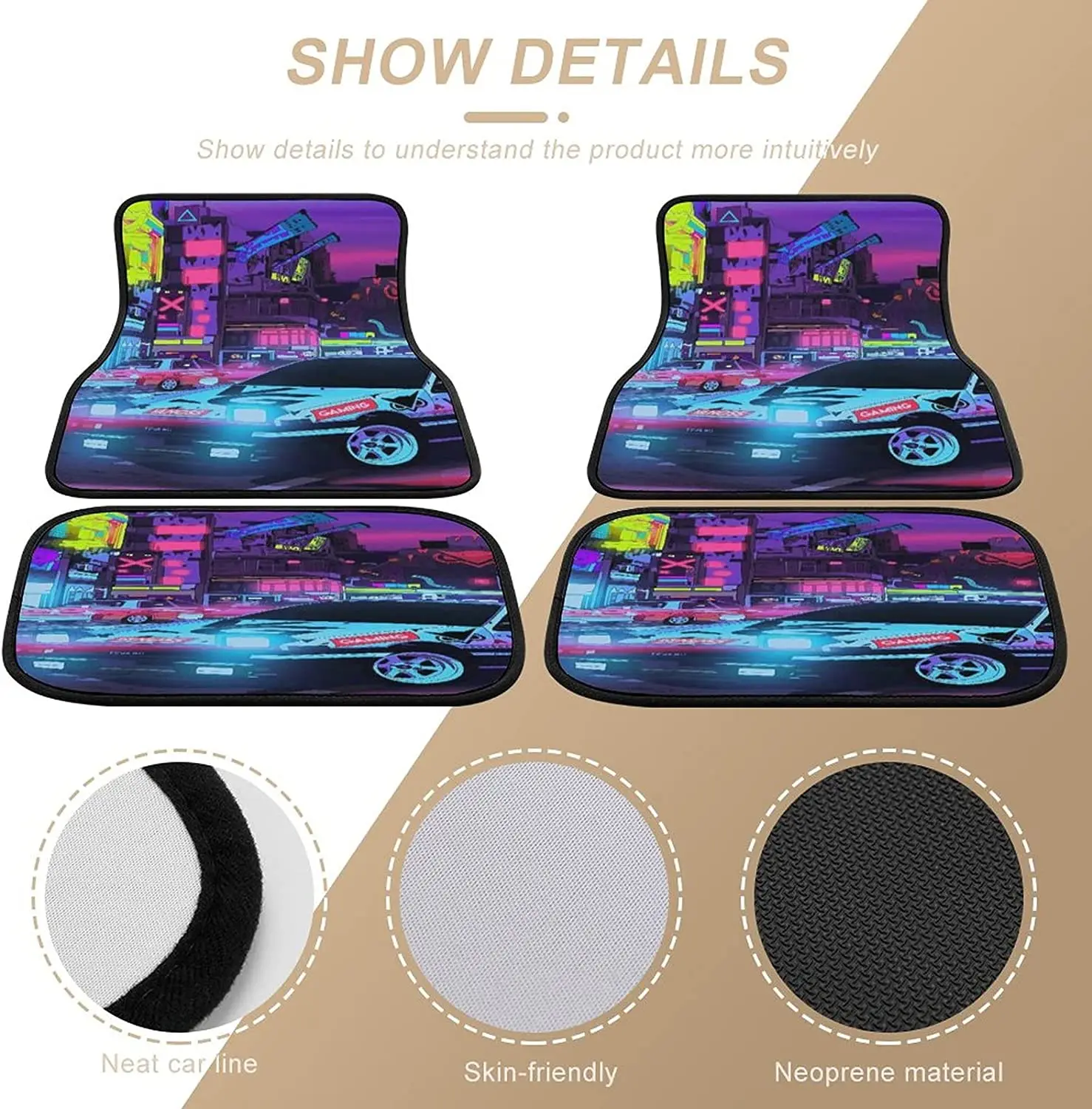 Ae86 Anime Car Mats JDM Cars Front&Rear 4-Piece Full Set Carpet Car SUV  Truck Floor Mats with Non Slip Back - AliExpress