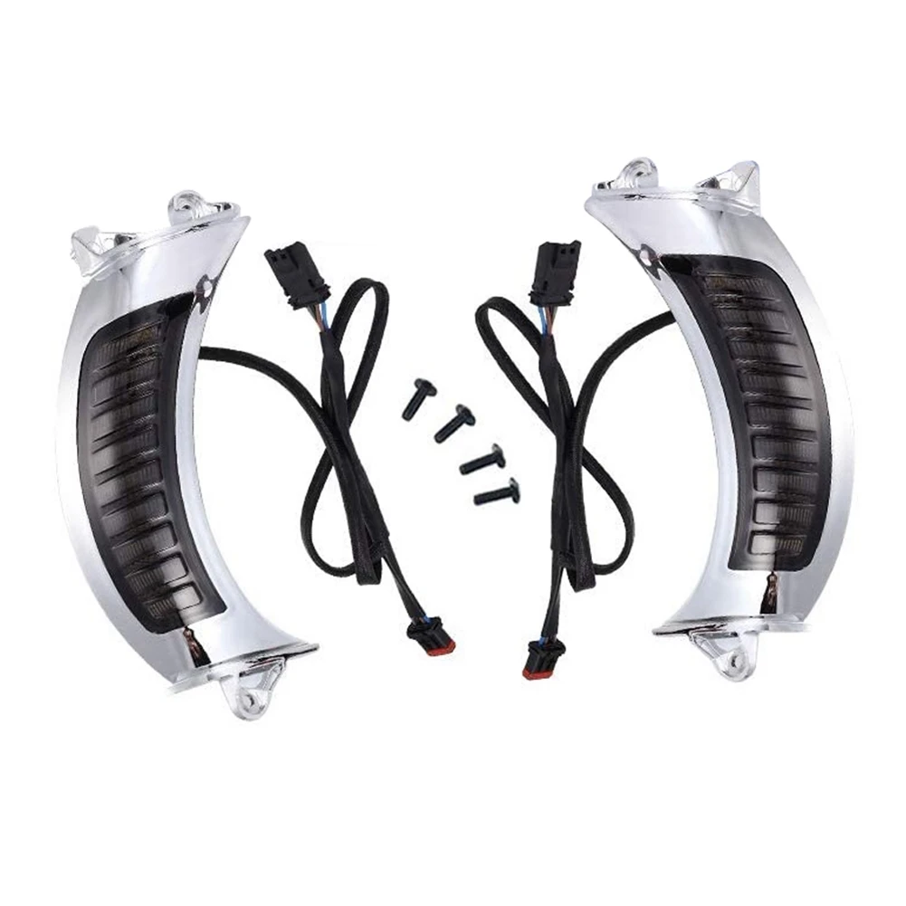 

LED Vent Turn Signal Lights for Road Glide 2015-2020 Motorcycles Daytime Running Side Lights Driving Front