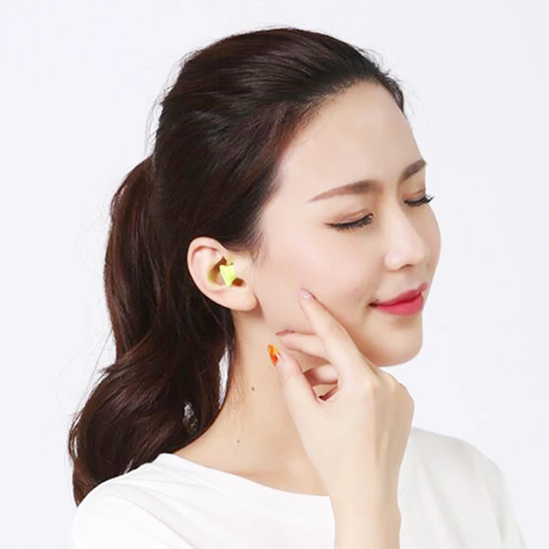 1 box/2 pieces German technology sound insulation earplugs professional anti-noise protection mute for men women Comfortable sle