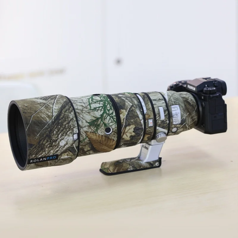 ROLANPRO Wasserdichter Objektivmantel für FUJI FUJINON XF 500 mm F5.6R LM OIS WR Camouflage Objektivabdeckung Guns Case Objektivschutzhülle – Detail 9