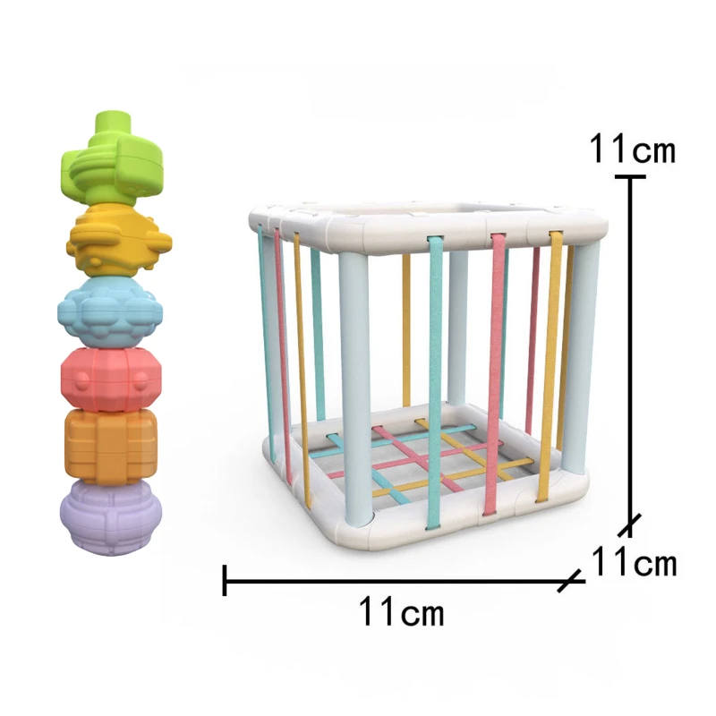 Colorful Montessori Shape Sorting Toy 5