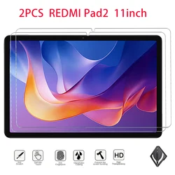 2 - Pack Anti - Scratch HD Tempered Glass Screen Protector (FOR Redmi Pad2)
