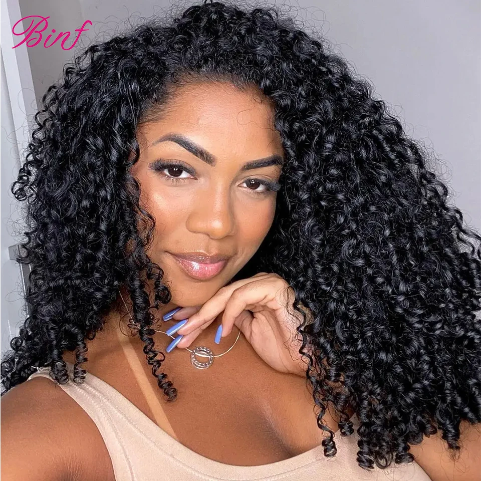 Pixie Curly Human Hair Bundles Deep Curly Hair Bundles Brazilian Raw Hair Weaving 8-40 Inch Human Hair Loose Deep Wave Bundles 5