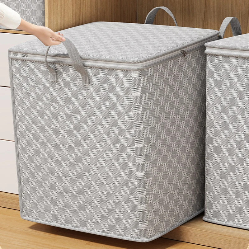 Dustproof  Stereoscopic storage boxes household storage boxes with windows organizing boxes fabric foldable large capacity 4
