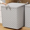 Dustproof  Stereoscopic storage boxes household storage boxes with windows organizing boxes fabric foldable large capacity 4