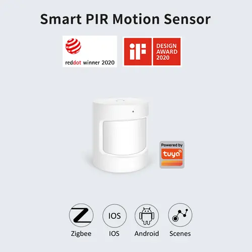 tuya Zigbee Smart PIR Motion Sensor Detector Home Security Burglar Alarm Security Burglar Home Assistant Wireless for Smart Life