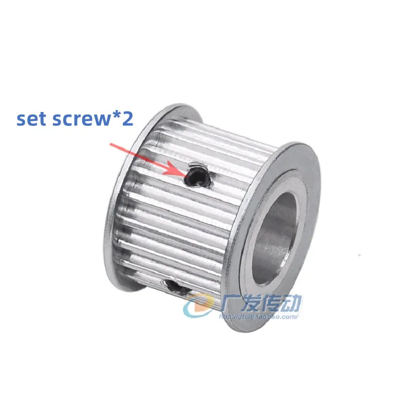 2pcs HTD5M 20T Timing Pulley Inner Bore 5/6/6.35/8/10/12/12.7/14/15/16/17mm 21mm Width 20Tooth