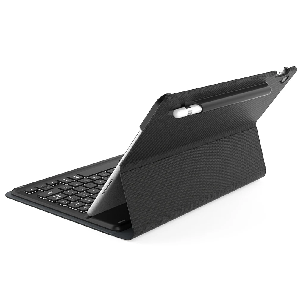 Smart Keyboard for 10.5-inch iPad Air w/ Smart Connector Slim Shell Protective Cover Folio Case Stand Backlit Key Shortcuts