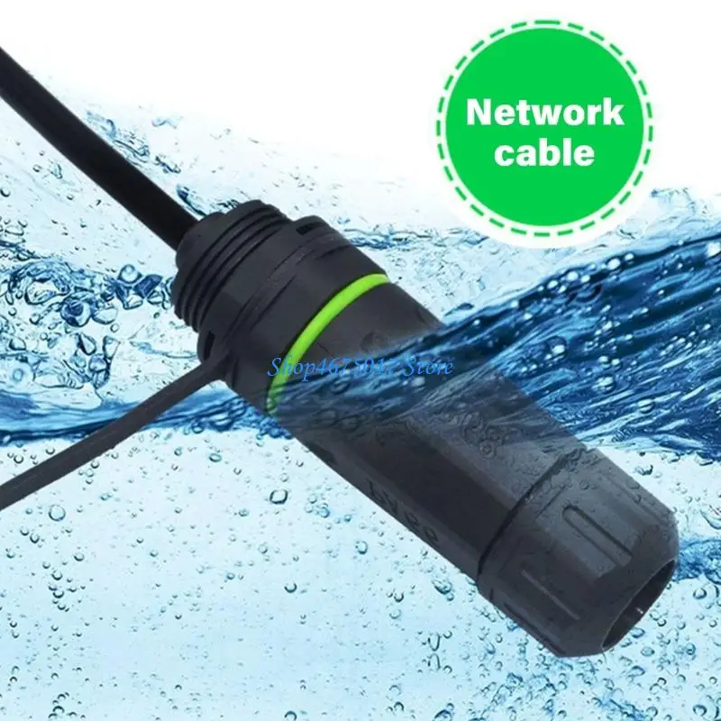Gen3 RJ45 이더넷 어댑터 커넥터 용 H4GA 방수 익스텐더 기가비트 케이블 커넥터 데이터 전송 실외