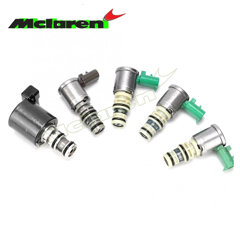 

5Pcs Transmission Solenoid Valve Kit 5L40E Fit for BMW 3-Series CADILLAC CTS 2001 2002 2003 2004 2005 2006 2007