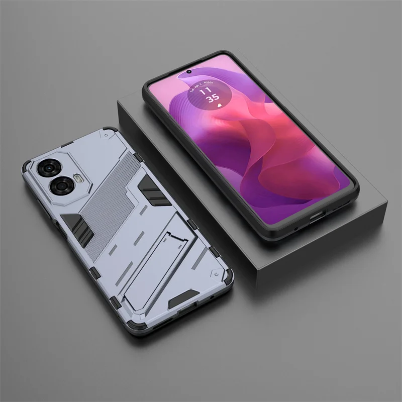 For Motorola Moto G24 4G Case Armor Shockproof Phone Cases For Moto Rola G 24 MotoG24 24G 4G 2024 Magnetic Holder Stand Cover S2945232a779941bdbd306f15206987b0X
