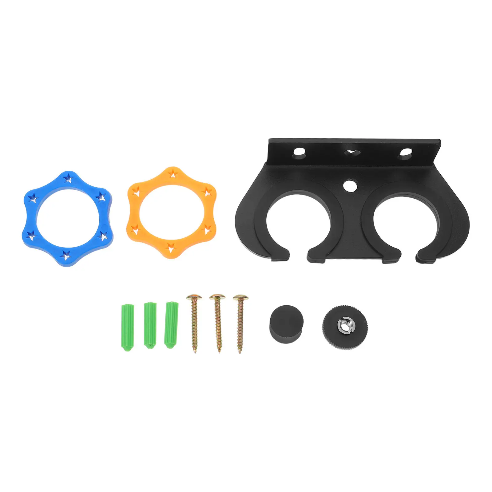 마이크 벽걸이 브래킷 듀얼 홀 마이크 홀더 스튜디오 홈 라이브 스트림 팟캐스트를 위한 안전하고 안정적인 벽걸이형 보관함