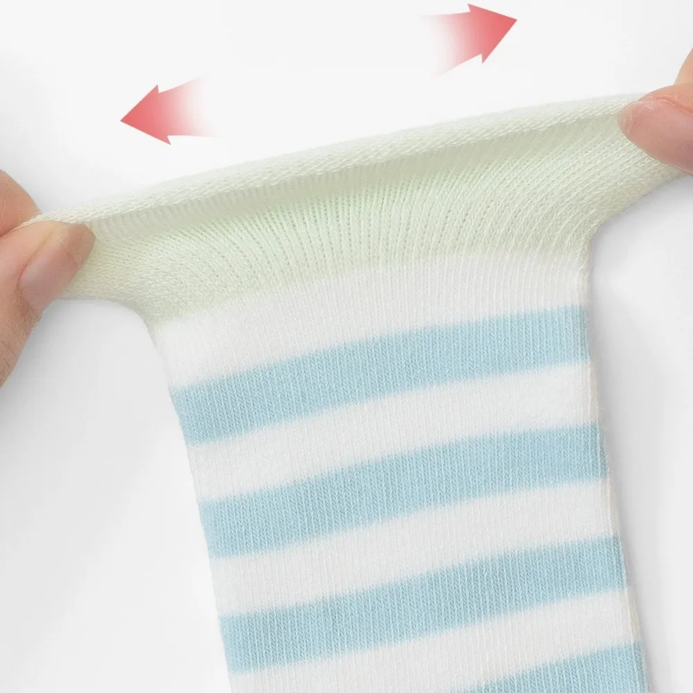 5Pairs  New Boys and Girls Striped Pattern Baby Socks 0-5Years