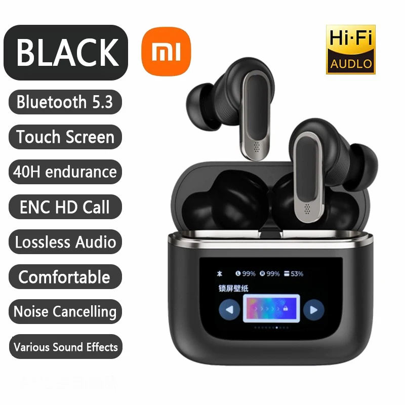 

XIAOMI Bluetooth5.3 Headphones Tour Pro 2 Mijia Wireless Earbuds ANC In-Ear Earphones Built-in Mic Waterproof Sports Headest