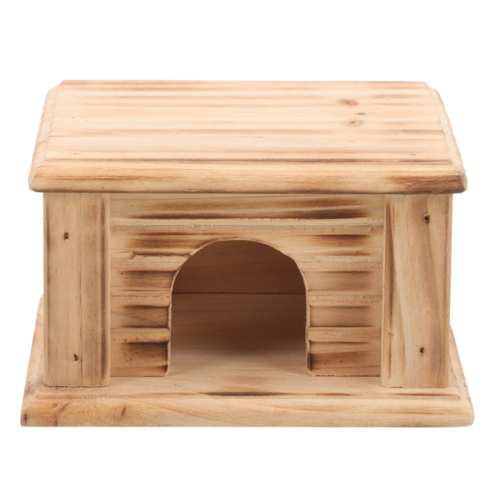 

Hamster Cabin Hamgers Wear-resistant Hideout Rat House Decorative Household Guinea Pig Supplies Wooden Hideouts Houses and