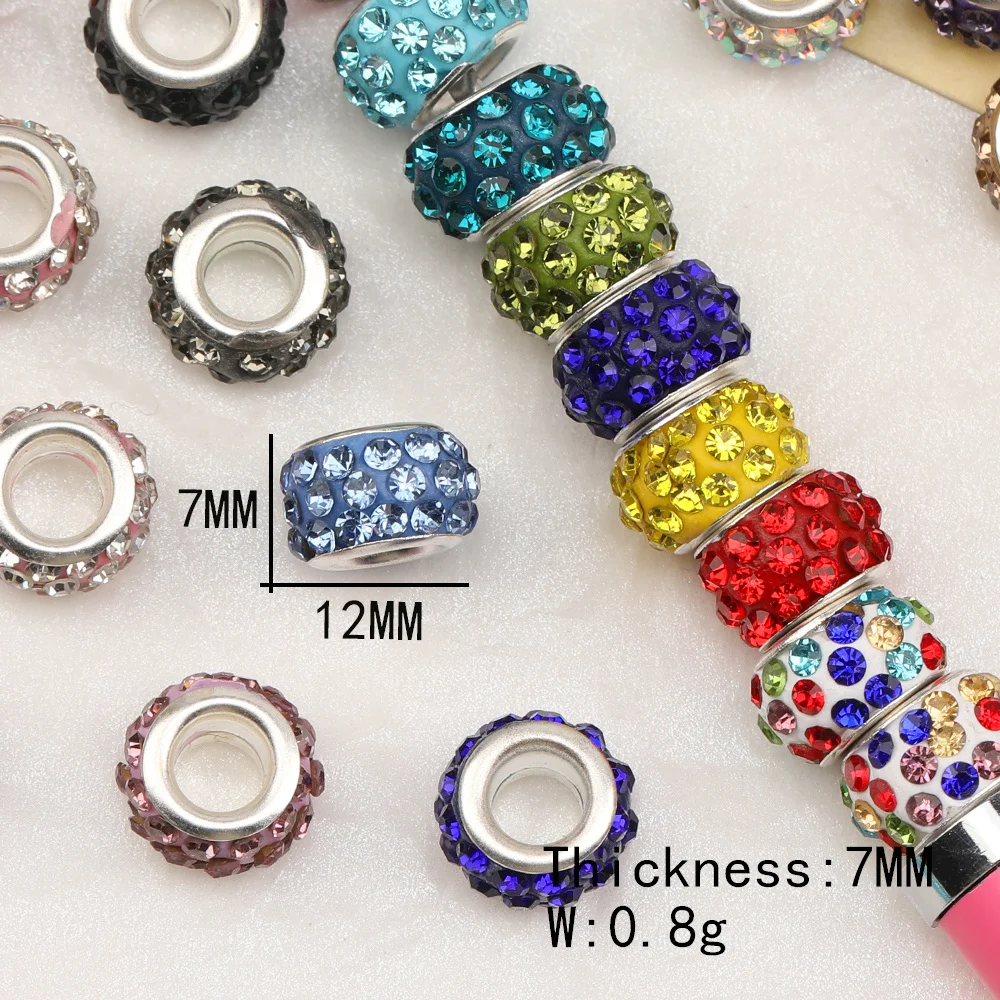 Cordial Design 300Pcs 7*12MM Jewelry Accessories/Hand Made/Rhinestone Spacers/Wheel Shape/Jewelry Findings & Components/DIY - cordial
