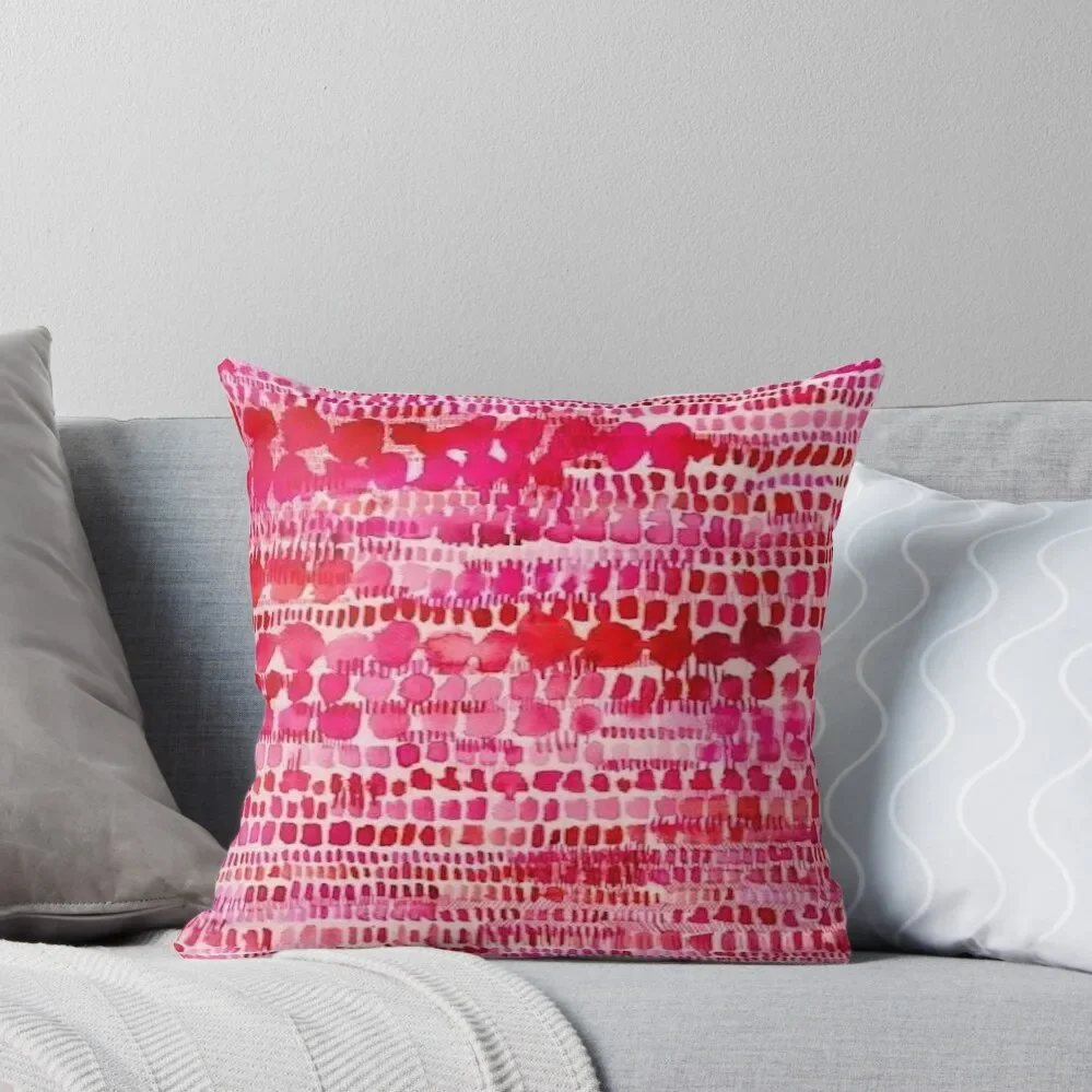 

cute pink dotted pattern Throw Pillow Sofa Decorative Covers Anime