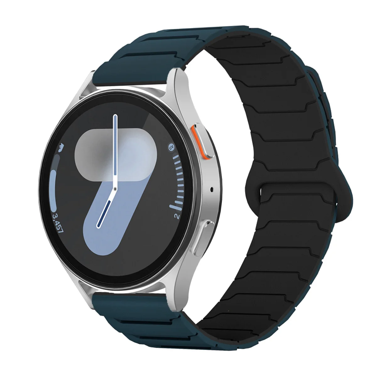Sleek Magnetic Loop Band with Silicone Strap - 22mm/20mm