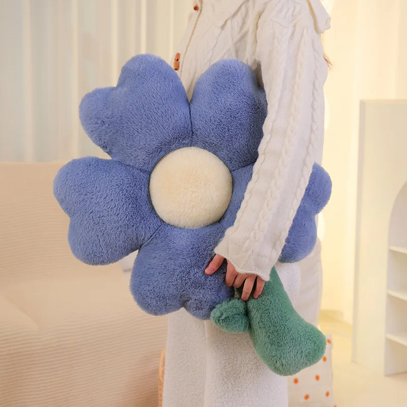 40/50/65cm Cute Flower Plush Pillow Toy Kawaii Stuffed Plant Anime Flowers Plushies Doll Cushion Kawaii Soft Peluches Kids Toys dvotinst newborn photography props christmas theme outfits deer doll hat hat posing pillow backdrop studio shooting photo props