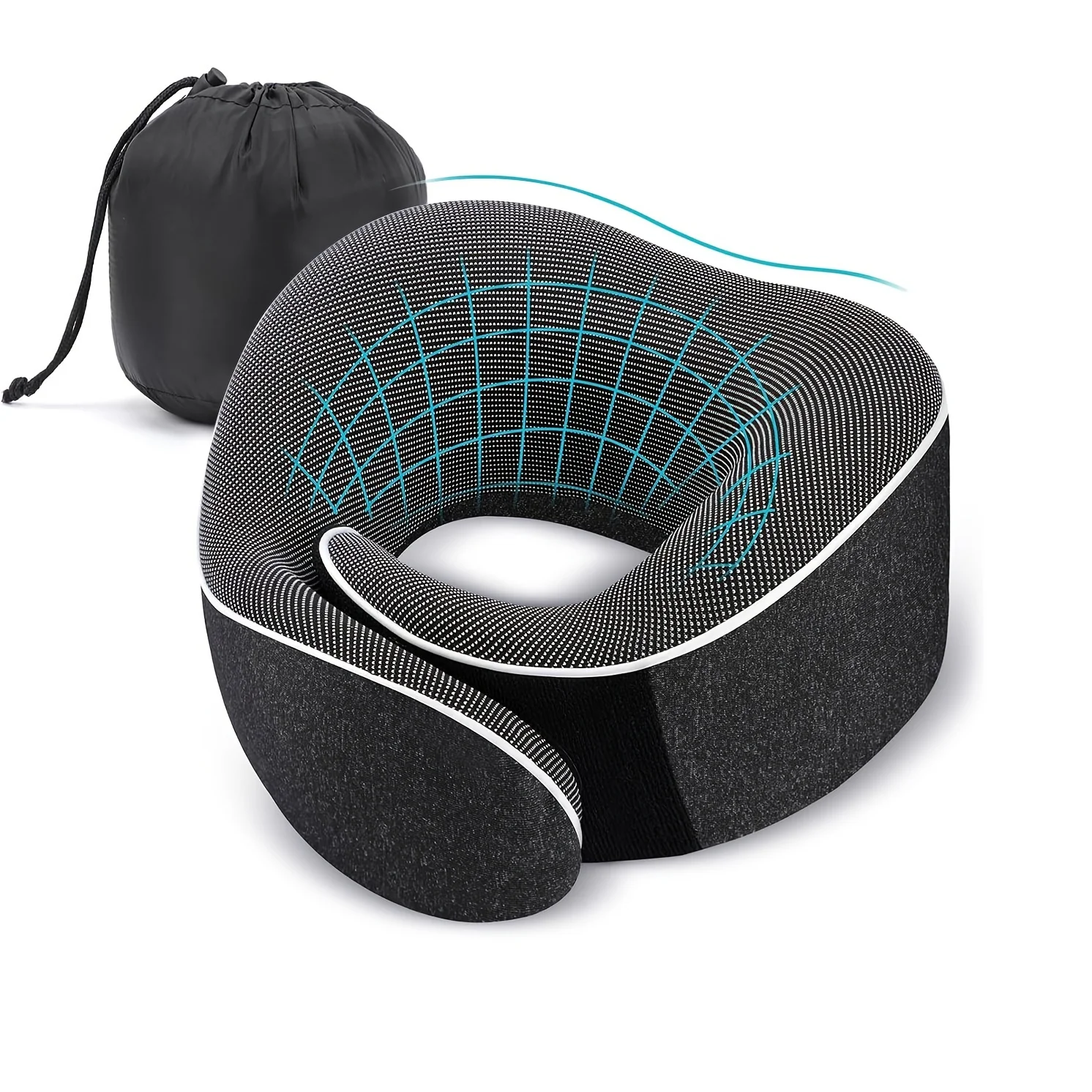 Ultimate Travel Neck Pillow - Soft, Supportive Cushion for Sleeping, Airplane, Outdoor, Office Nap, and Home Use with Portable Storage