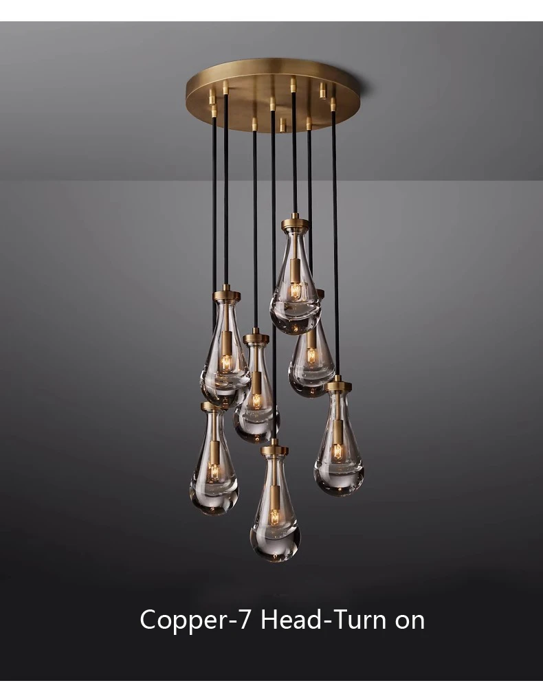 Rain Round Chandelier