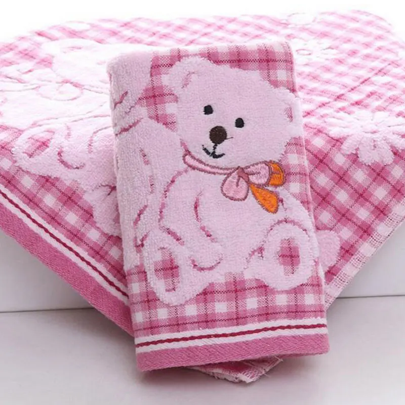100% Cotton Face Towel Cloth Double Baby Cute Comfortable Soft Child Towel High Quality 5