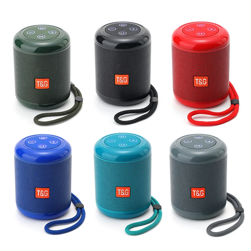 

New TG519 Portable Bluetooth Speaker Mini Outdoor Wireless Audio Subwoofer Stereo Small Steel Cannon