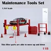 12Pcs/Set Diorama 1/64 Car Garage Maintenance Tools Alloy Die-Cast Model Car Garage Display Scene Model Toy 6