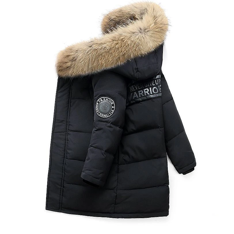 Boys Winter Jacket | Thicken Keep Warm Hoodie Coat | Kids Zipper Hooded Jacket 5-12 Years 1