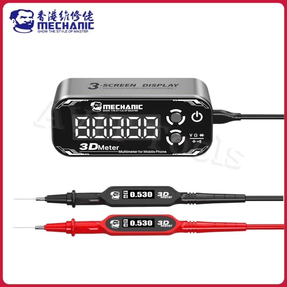 MECHANIC Sherlock V3.0 Voltage Internal Resistance Strap HD Display Accurately Detect Motherboard Voltage Data To Determine Tool