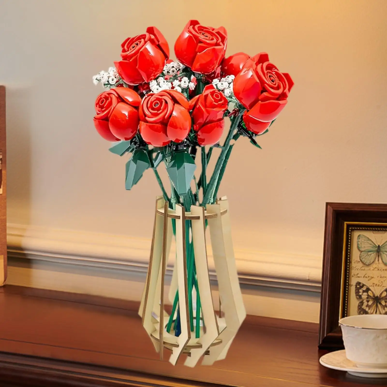Vase Building Set Home Decoration DIY Unique Display Stand 3D Puzzle Flower Vase for Office Adults Women Flower Arrangements Vase Building Set Home Decoration DIY Unique Display Stand 3D Puzzle Flower Vase for Office Adults Women Flower Arrangements