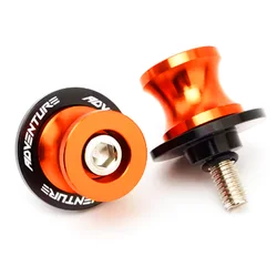 Enhanced Motorcycle Swingarm Spools Slider Stand (Adventure - Orange)