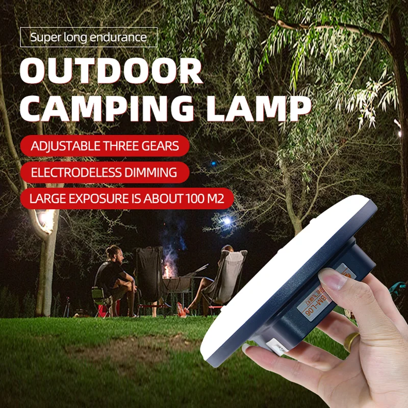 

13500maH Rechargeable LED Camping Lights with Magnet Strong Light Portable Flashlights Tent Lights Camping Lantern