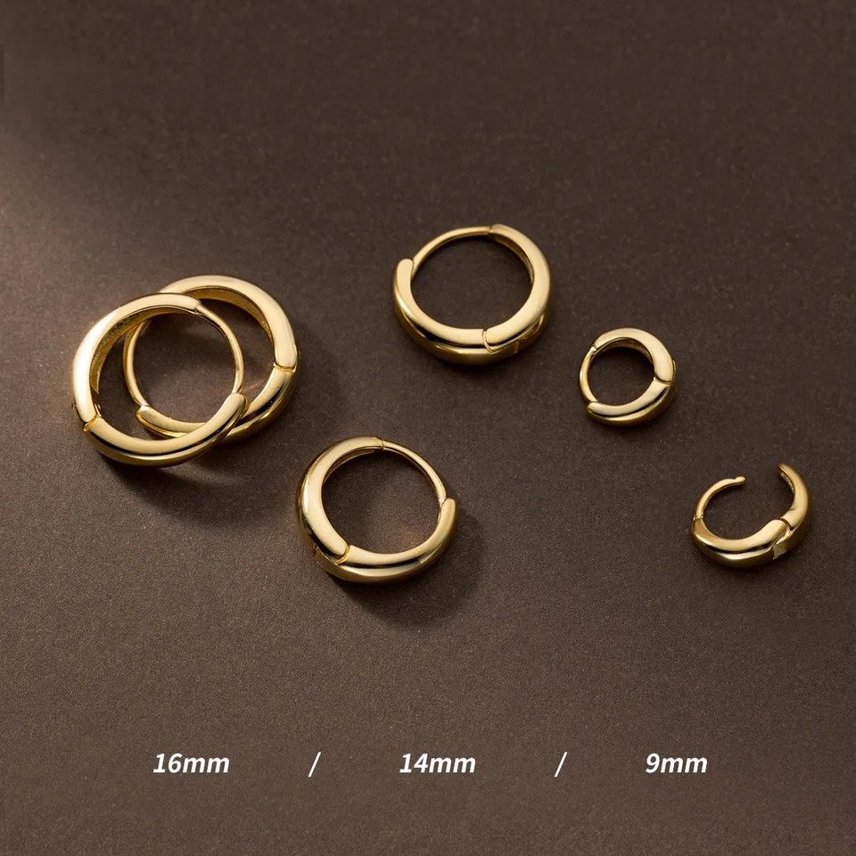 Hinvan 5 Paia Orecchini a Perno Orecchini in Argento Sterling 925 da Donna Orecchini Argento Donna con Doppie Sfera di Cristallo Piccoli per Donna Ragazza
