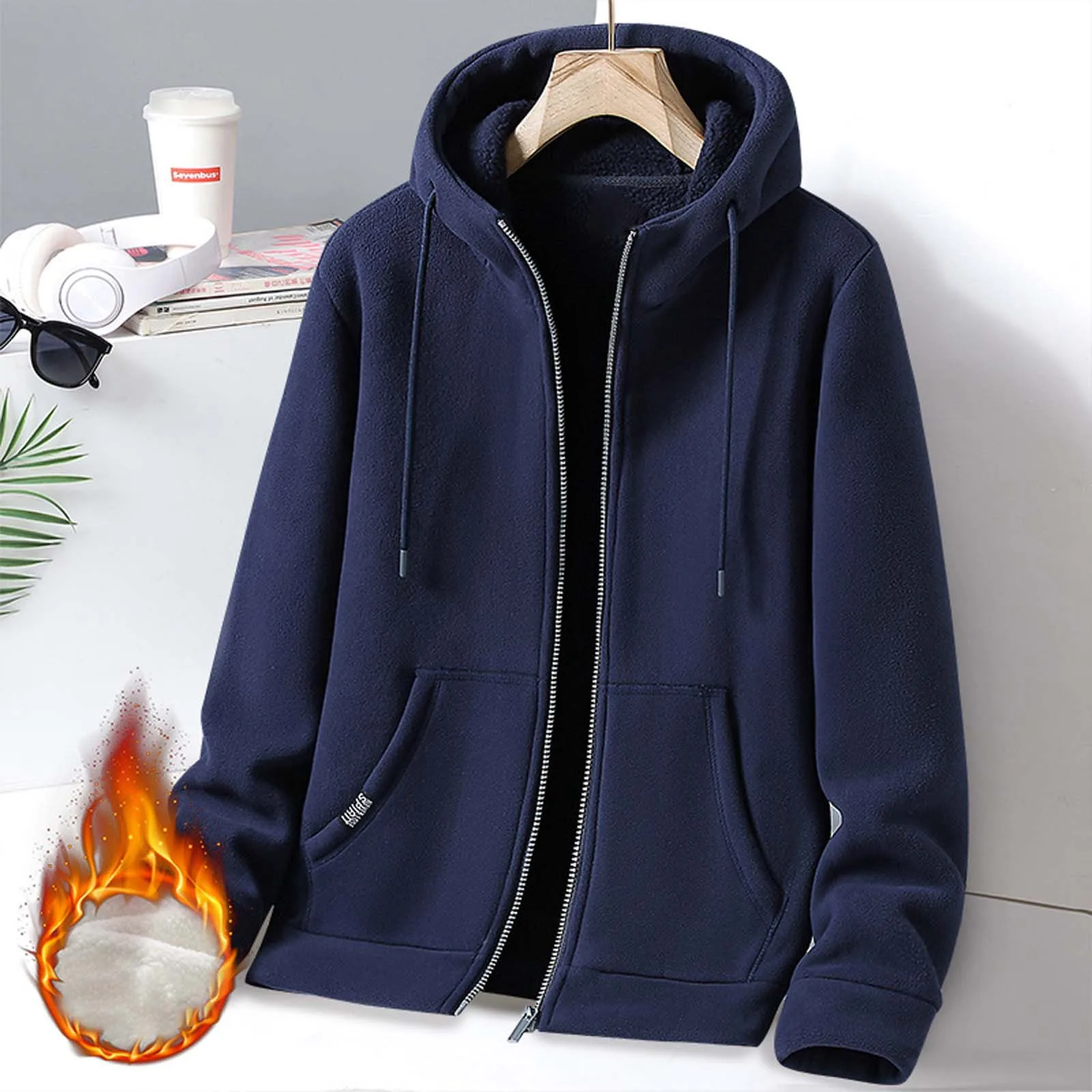 

Нейтральная толстовка, флисовая куртка, Мужская и Женская толстовка, кардиган, теплая толстовка с флисовой подкладкой, походная верхняя одежда, ветровка