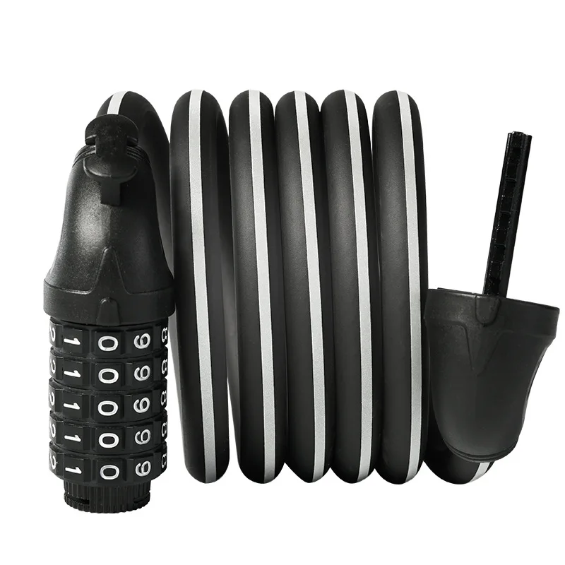 ReflectiveBicycleLockFivedigitCodeLocksMountainBikeRoadBike