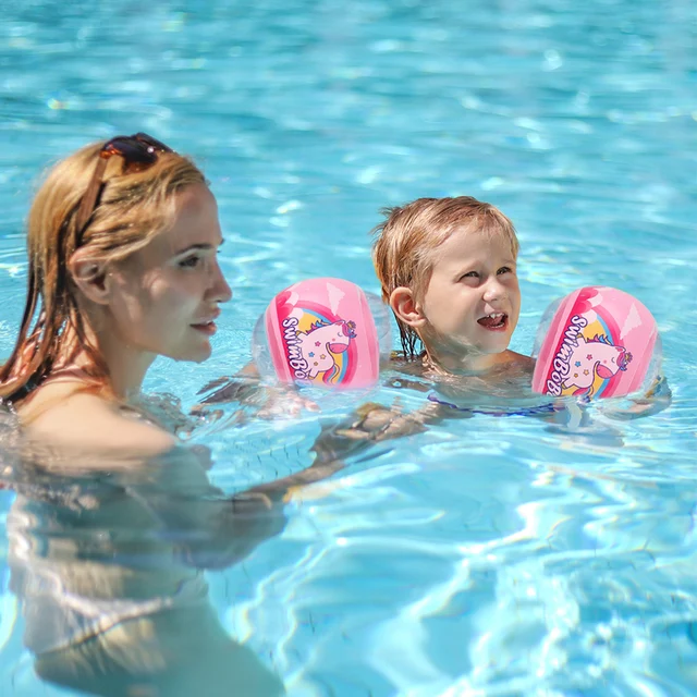 Girl Portable Pool Floats Toddler Floatie Kids Arm Floaties Inflatable