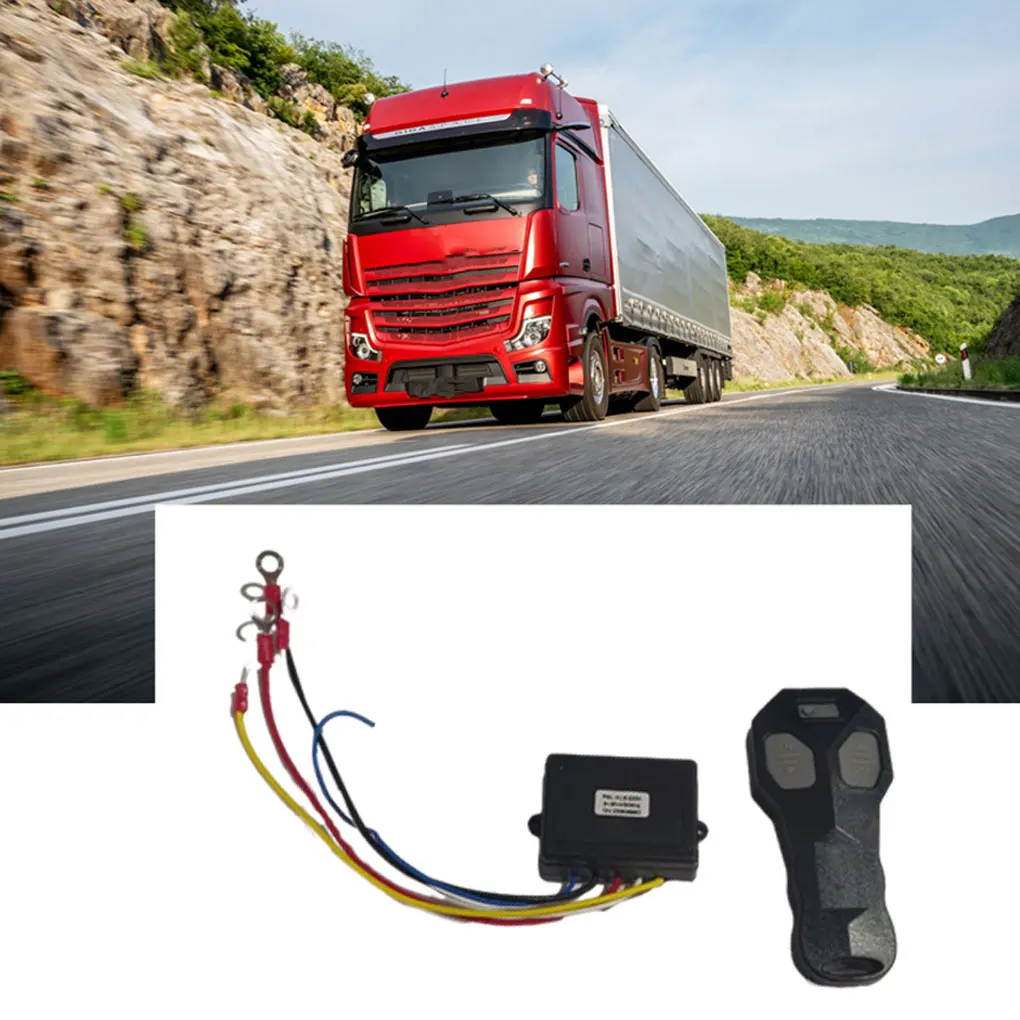 

Universal DC 12V Car Truck ATV Winch Remote Control Kit Vehicle Electric Wireless Controller Switch Set Manual Transmitter