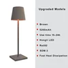 5200mAh USB Aluminum Alloy Desk Lamp LED Rechargeable Table Lights for Bar Living Room Reading Book Wireless Lamp 6