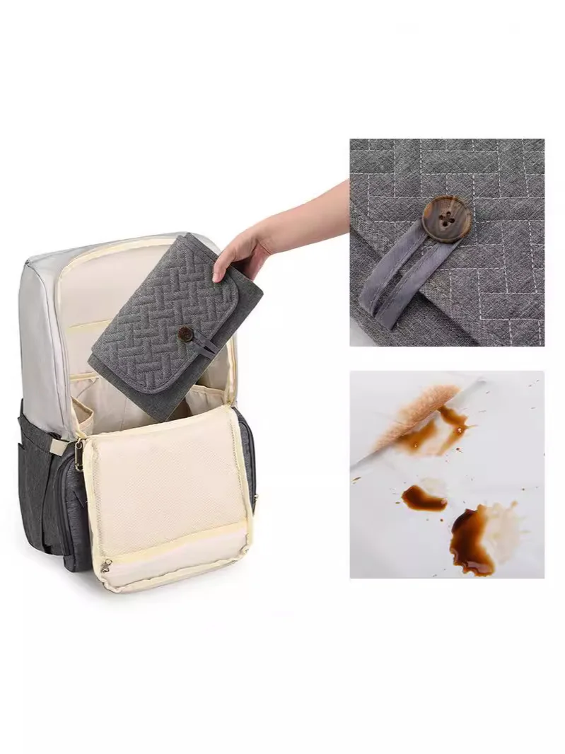 Portable Multifunction Foldable Waterproof Changing Pad for Newborn Baby