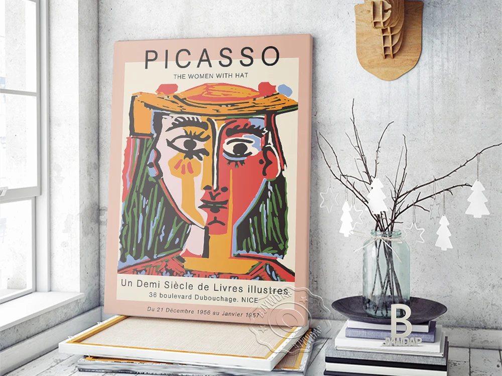 Pablo Picasso Kunstdruck Poster Röster Frau Leinwand Malerei