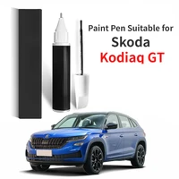 Paint Pen Suitable for Skoda Kodiaq GT Paint Fixer Black White Kodiaq GT Modification Accessories Complete Collection Car Paint 1