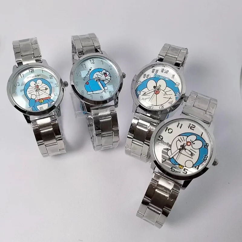 Doraemon Kids Quartz Watch – Waterproof Stainless Steel Anime Gift for Boys & Girls