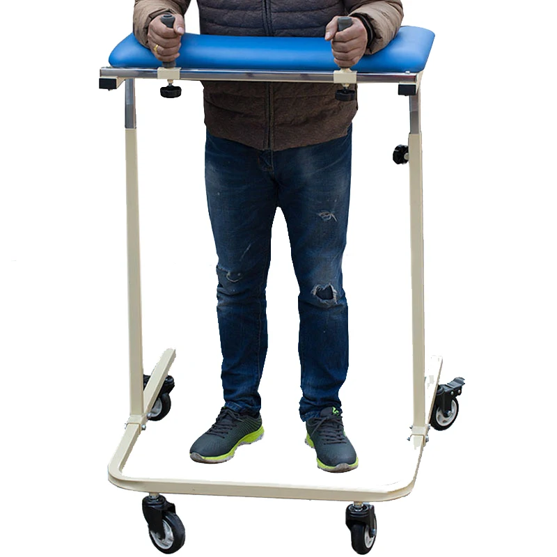 Factory Price Rehabilitation Equipment Standing Frame Walker Elderly Walking Training Patient Rollator Aids For Disabled