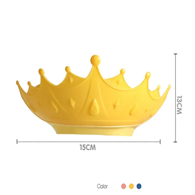 Adjustable Baby Shower Shampoo Cap Crown Soft Children Wash Hair Bath Hat for Baby Ear Protection Children Shower Head Cover