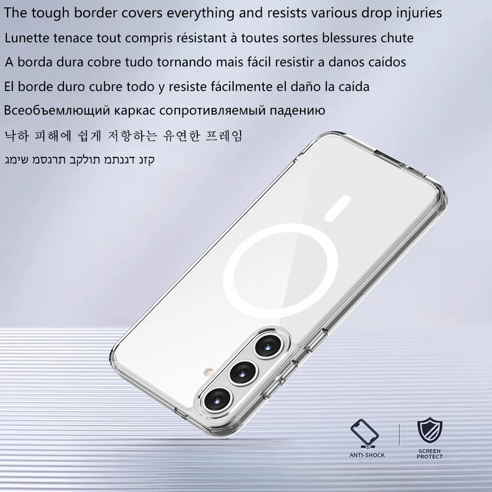 Enhanced Wireless Magnetic Clear Acrylic Cover