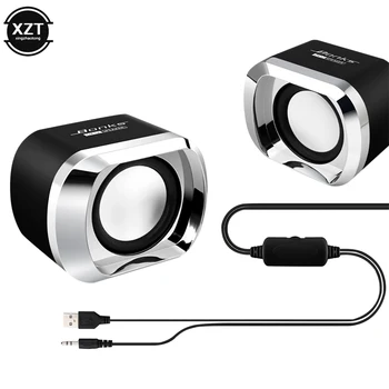 Bonks DX12 휴대용 서브우퍼 소형 스피커, 데스크탑 PC 노트북 MP3 휴대폰용, 3.5mm 오디오 플러그 및 USB 전원 플러그 포함, USB2.0