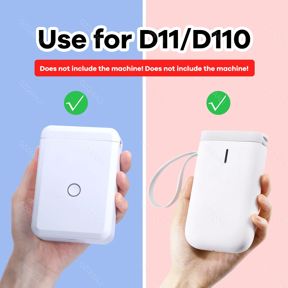 Niimbot D110 D11 Printing Label Paper D101 Pure Color Price Tag Note Food Date Self-Adhesive for Thermal Label Printer Machine 2
