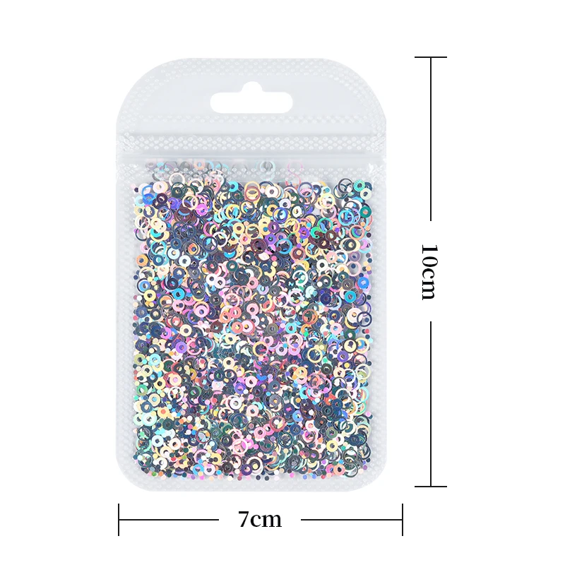 Holographic Glitter For Epoxy Resin Mold Filler Fillings Round Sequin DIY  Accessories Nail Art Decor Jewelry Making Supplies